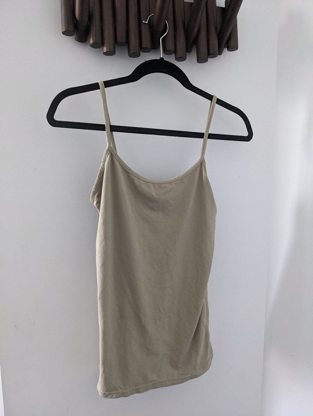 Ardene Women's Spaghetti Strap Tank Top Cami Khaki - Size Medium
